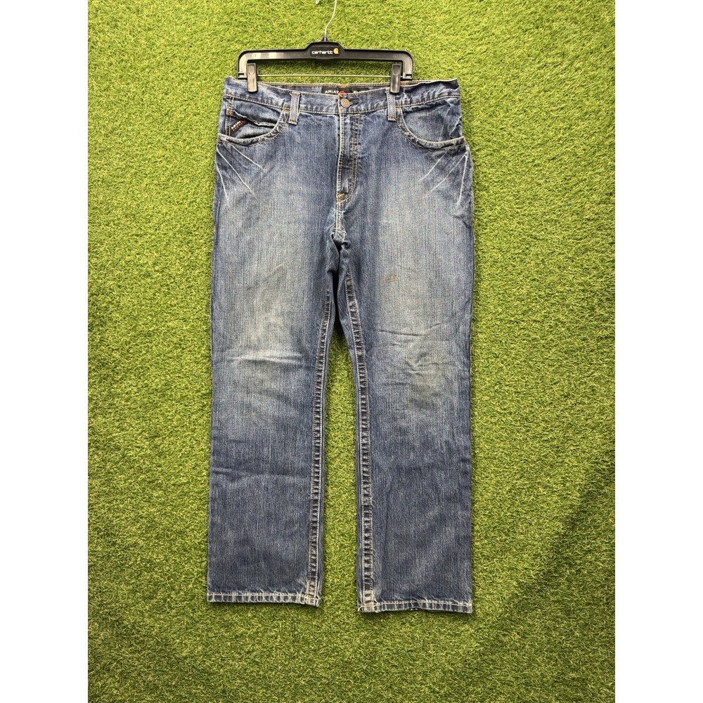 Ariat FR M4 Jeans Mens 36X32 Flame Resistant Relaxed Boot Cut Cat 2/ 10012552